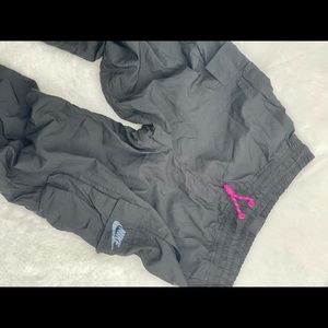 Nike Sportswear Icon Clash Womens Pants Size M Joggers Black Pink CV9046 010